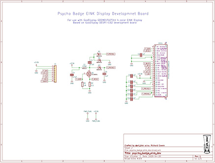 Eink Display Dev Schematic