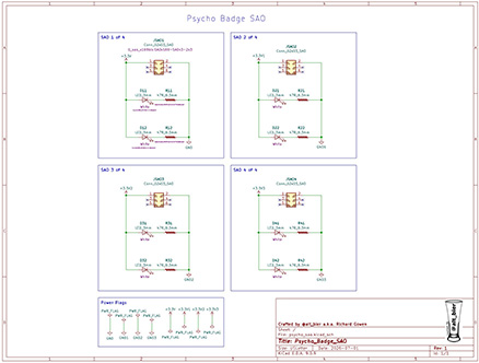 Badge SAO Schematic